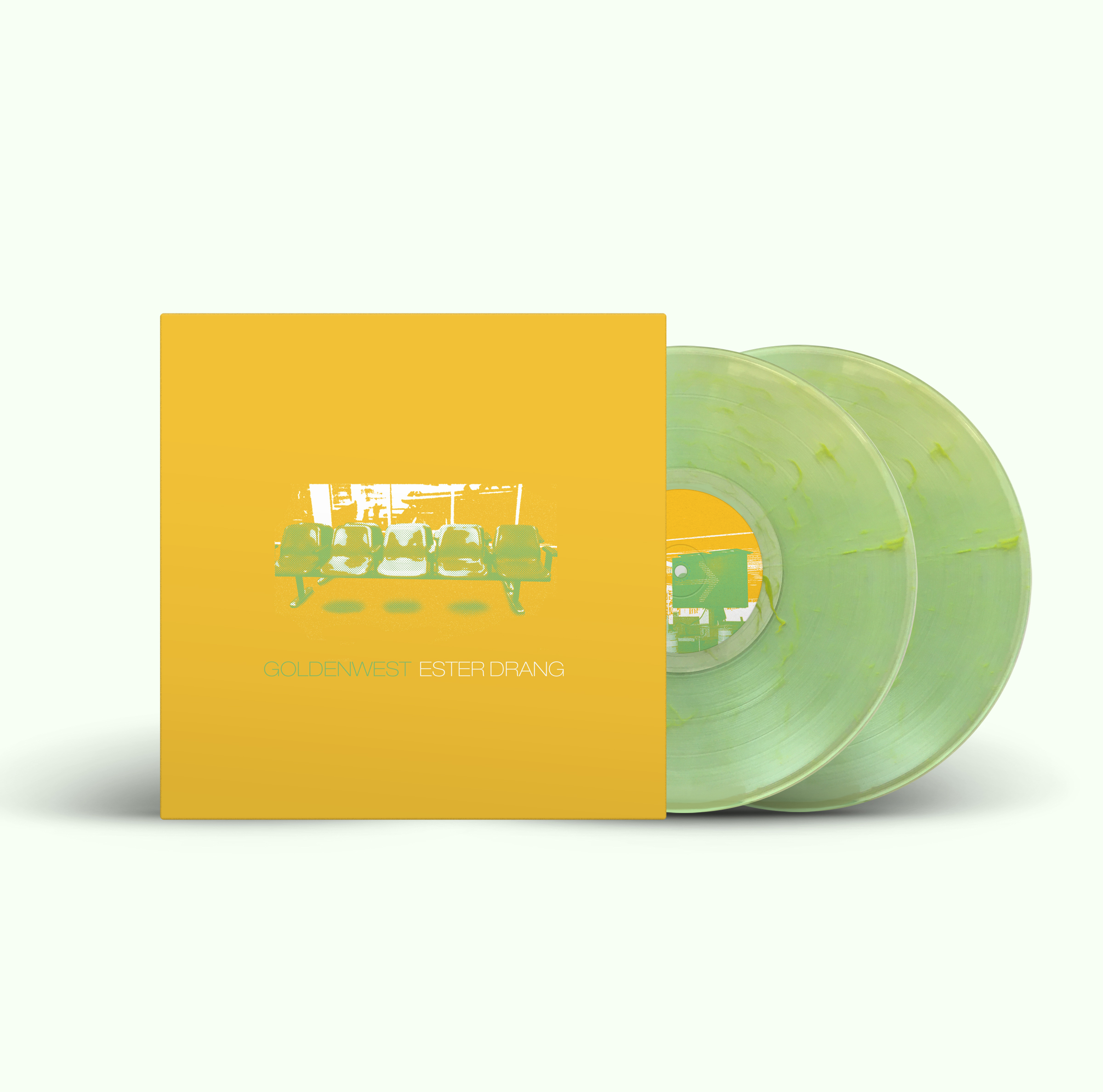 (image for) Ester Drang : Goldenwest 2xLP green/yellow swirl